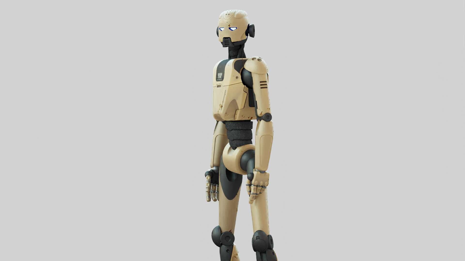 ANDROID JUNO RIGGED 3D model_5