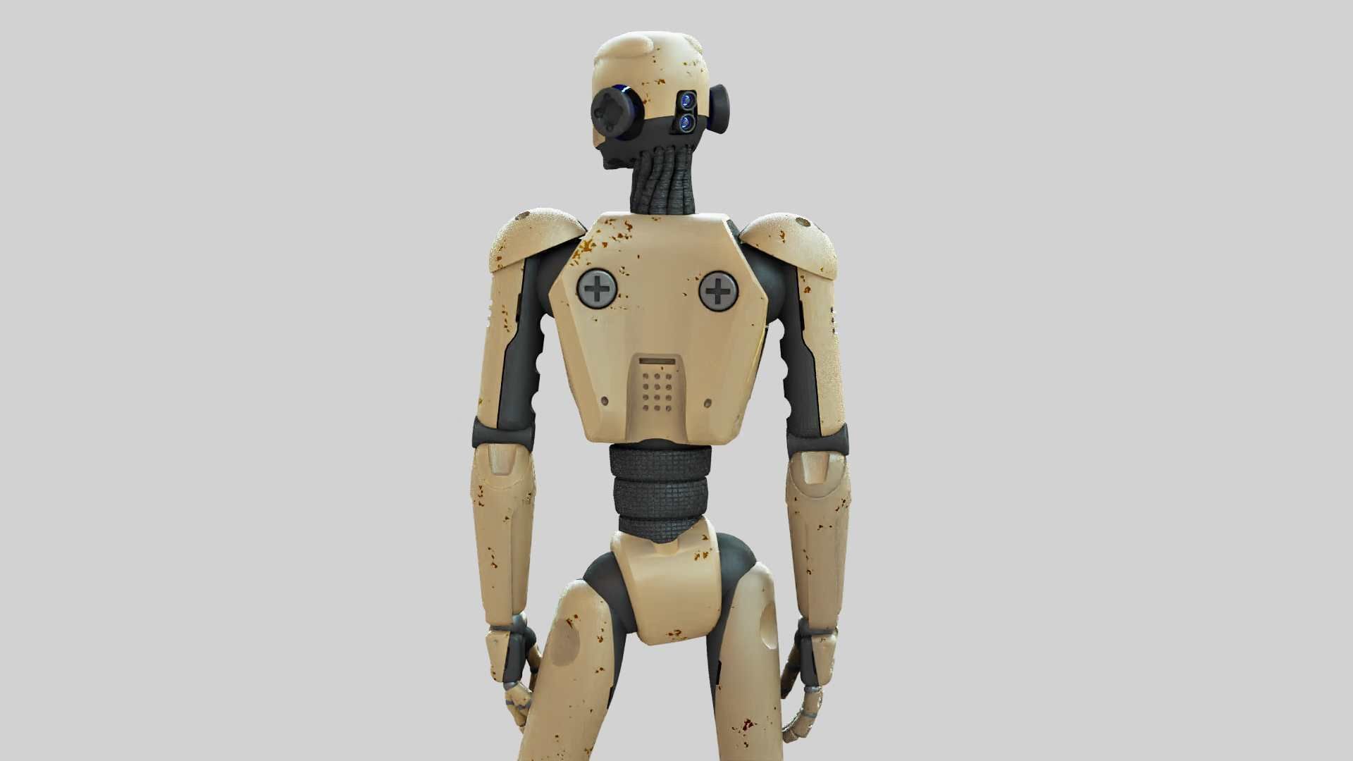 ANDROID JUNO RIGGED 3D model_11