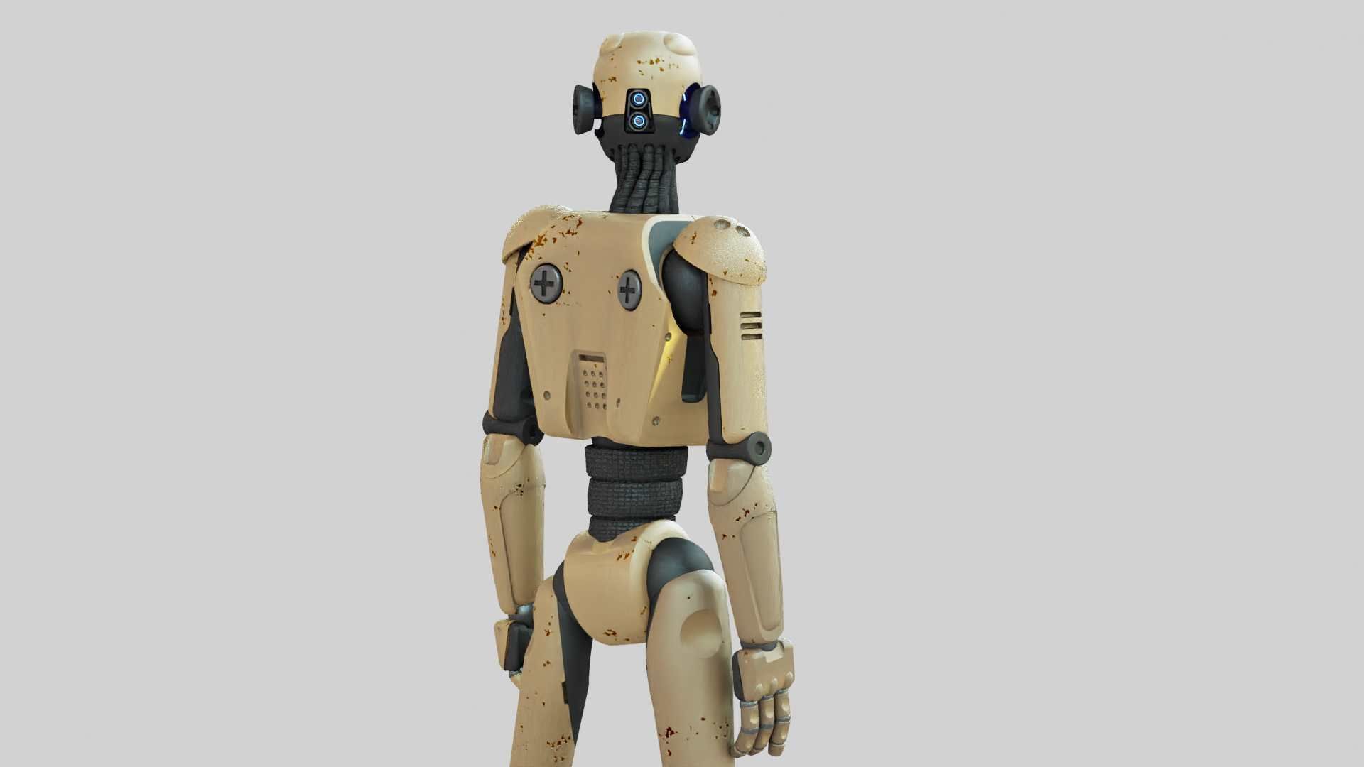 ANDROID JUNO RIGGED 3D model_12