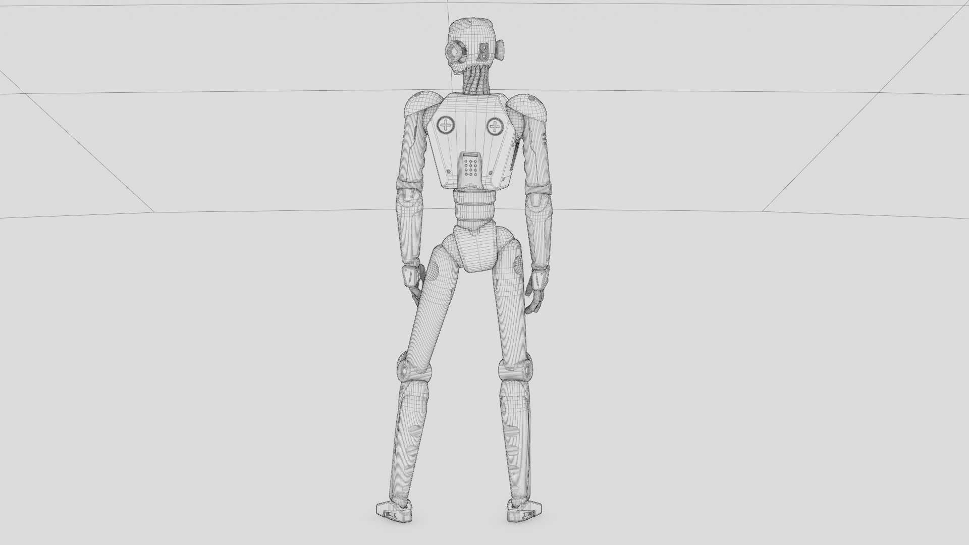 ANDROID JUNO RIGGED 3D model_39