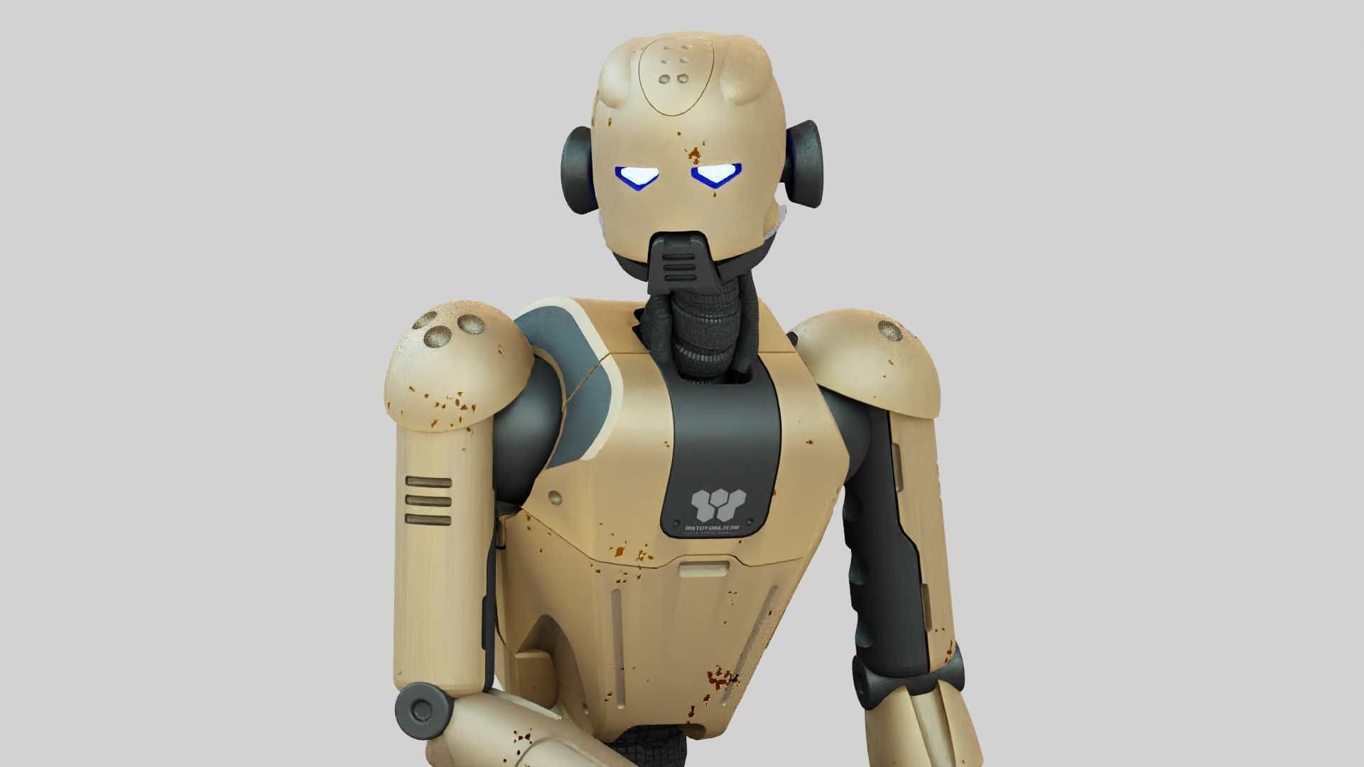 ANDROID JUNO RIGGED 3D model_26