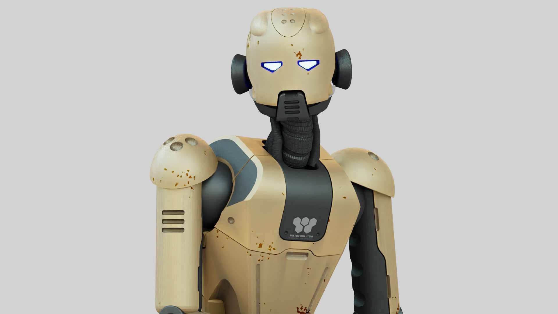 ANDROID JUNO RIGGED 3D model_29