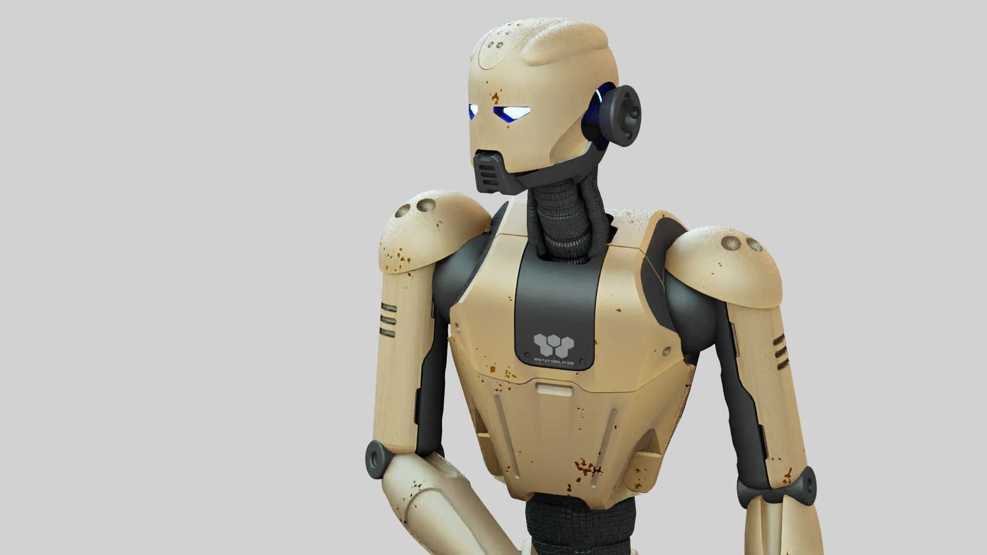 ANDROID JUNO RIGGED 3D model_1