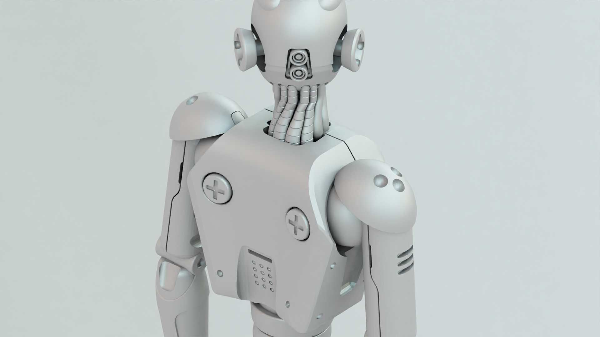 ANDROID JUNO RIGGED 3D model_32