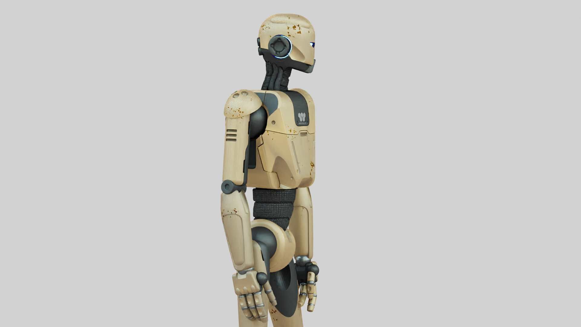ANDROID JUNO RIGGED 3D model_14