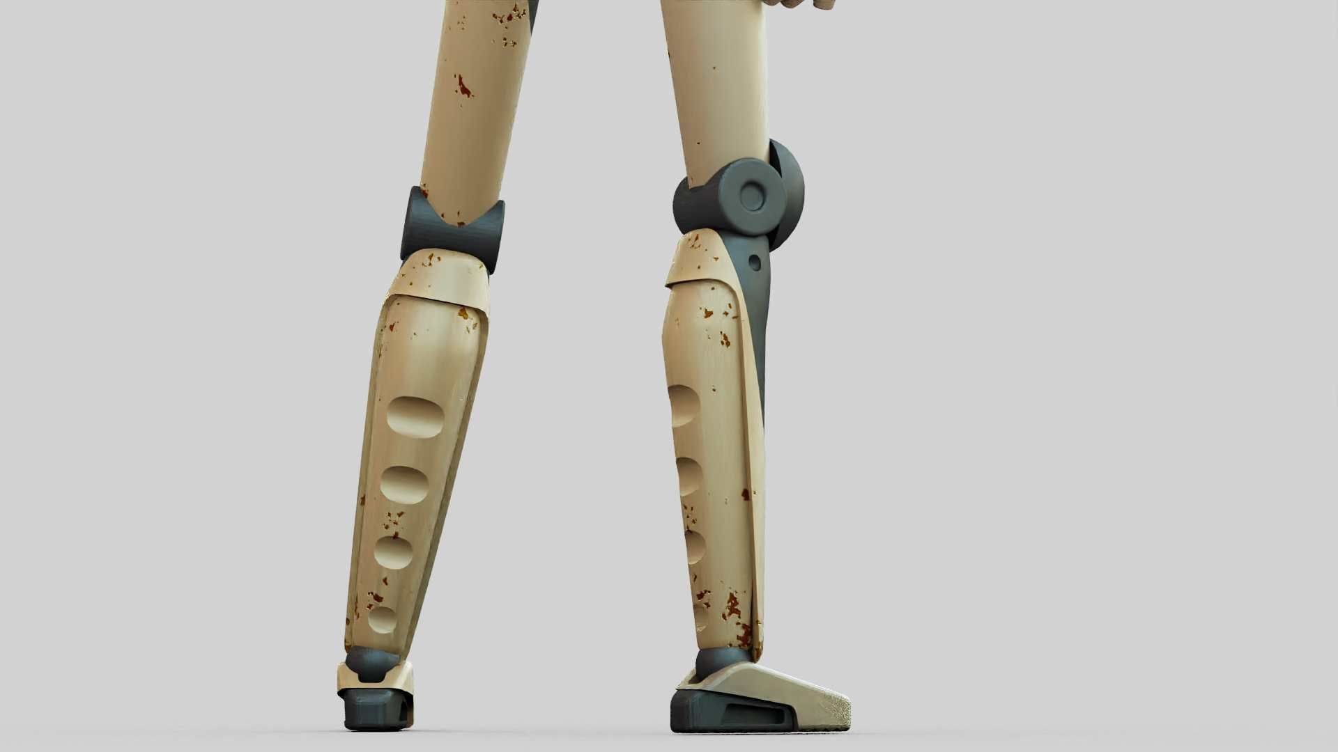 ANDROID JUNO RIGGED 3D model_20