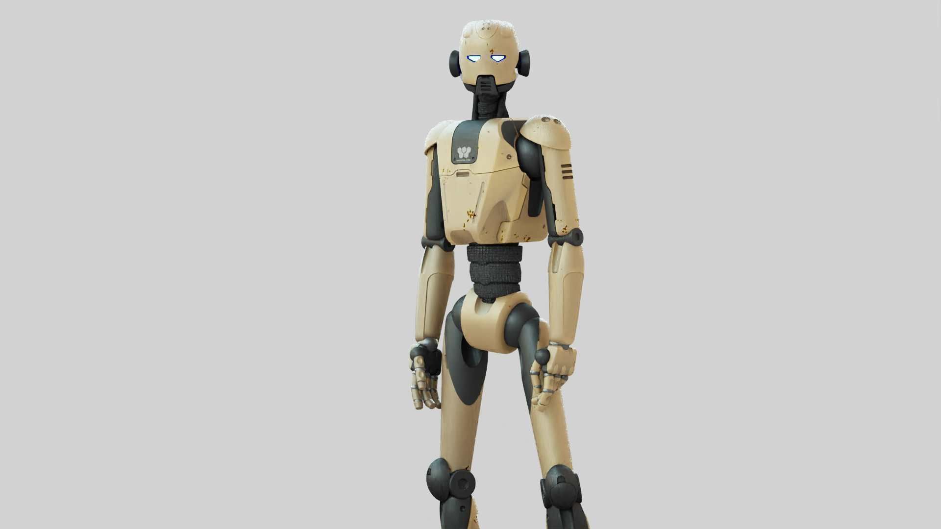 ANDROID JUNO RIGGED 3D model_4