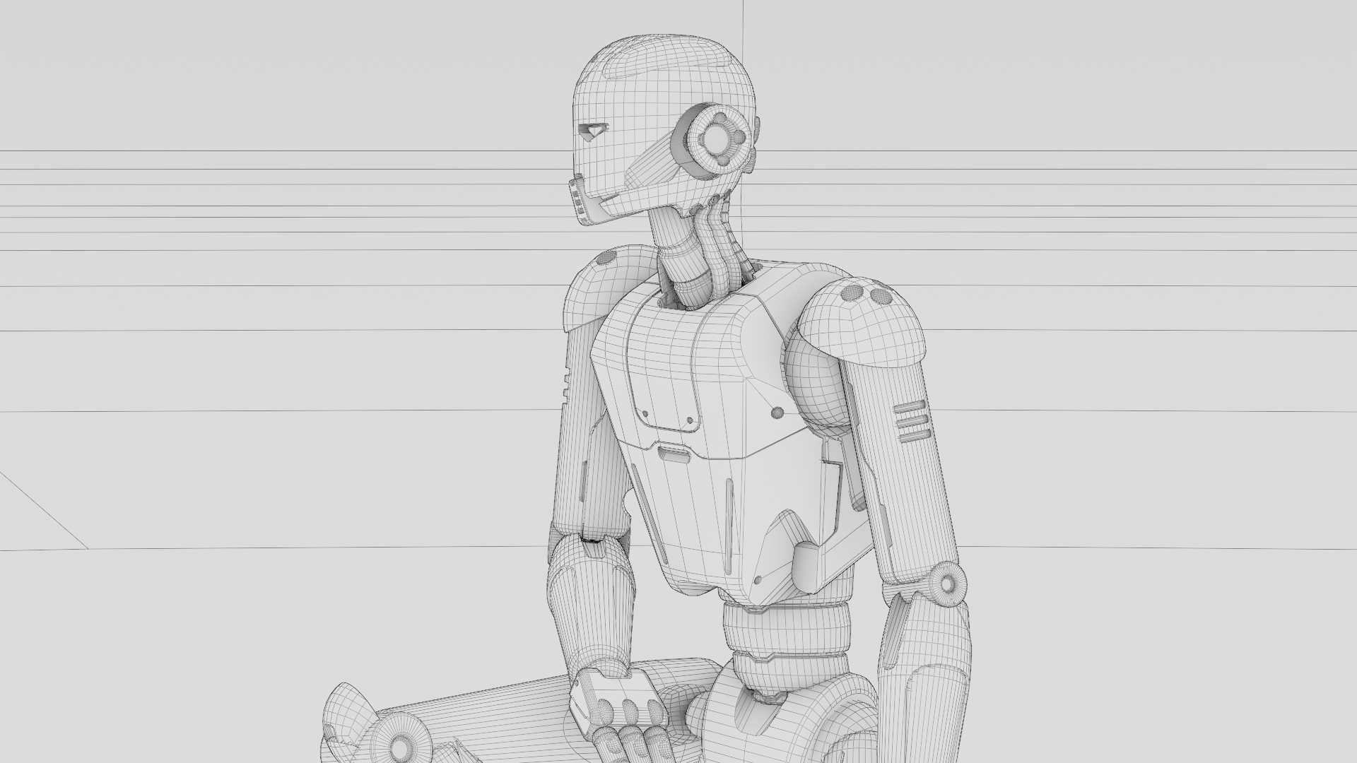 ANDROID JUNO RIGGED 3D model_36