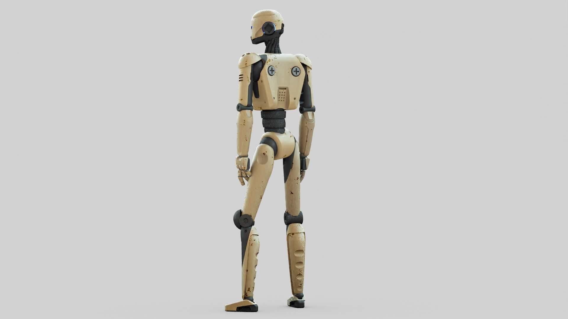 ANDROID JUNO RIGGED 3D model_9