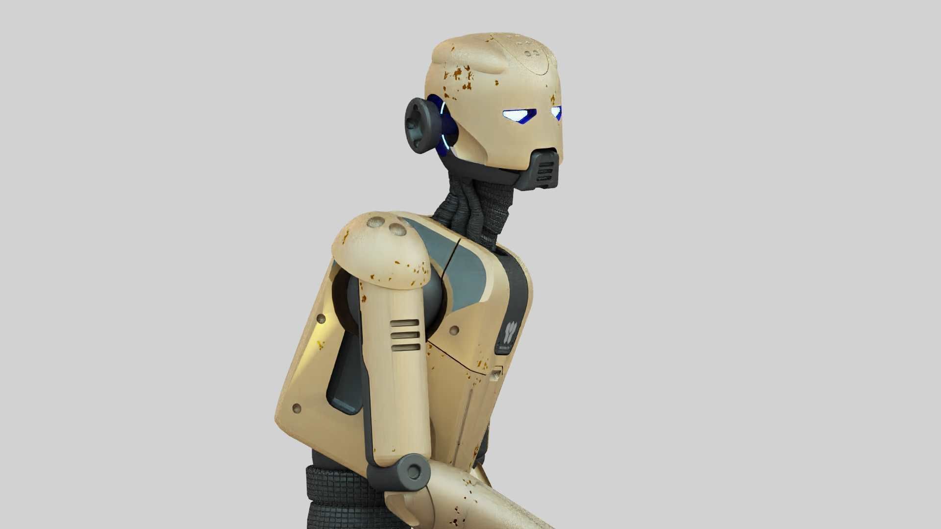 ANDROID JUNO RIGGED 3D model_28