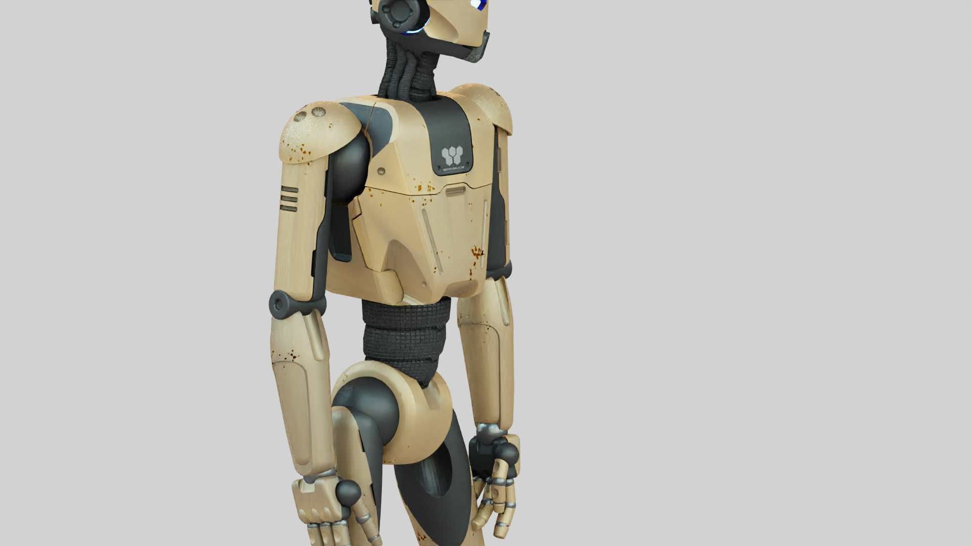 ANDROID JUNO RIGGED 3D model_23