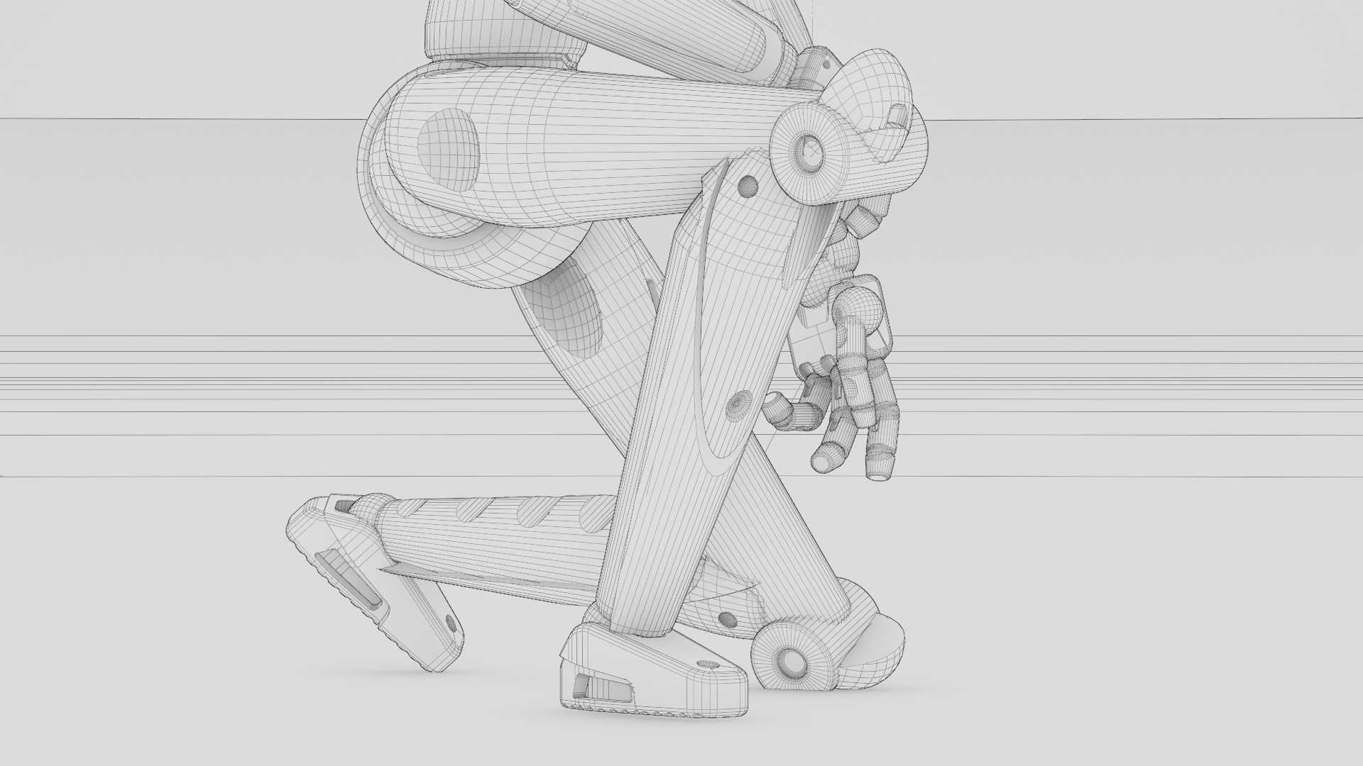 ANDROID JUNO RIGGED 3D model_37