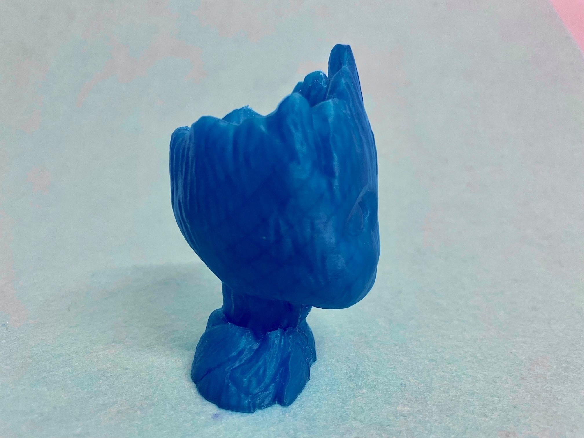 Baby groot head 3D print model_5