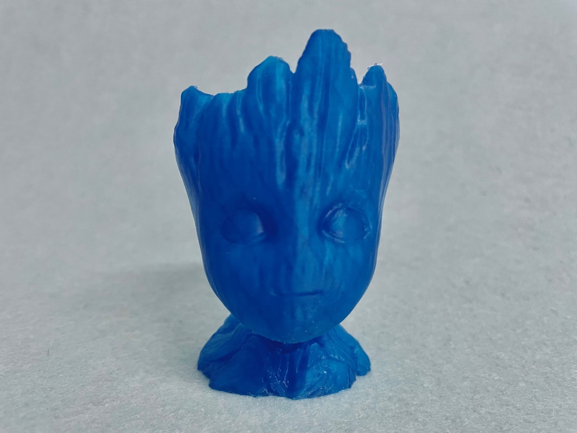 Baby groot head 3D print model_3