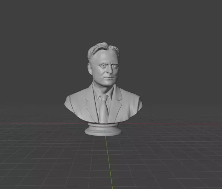 Francis Scott Fitzgerald 3D print model