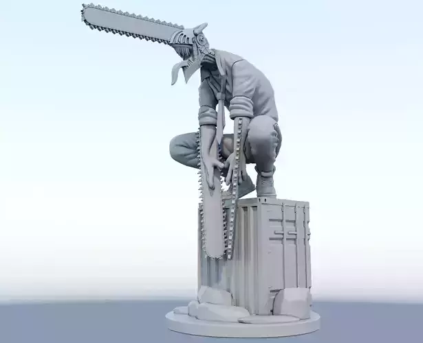 chainsaw man - Denji 3d print model 3D print model