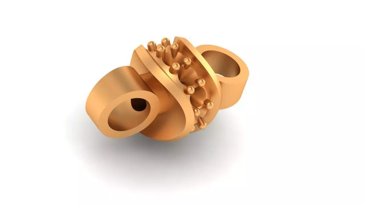 Eslabon para cadena chain link-E02-12-2021 3D print model_0