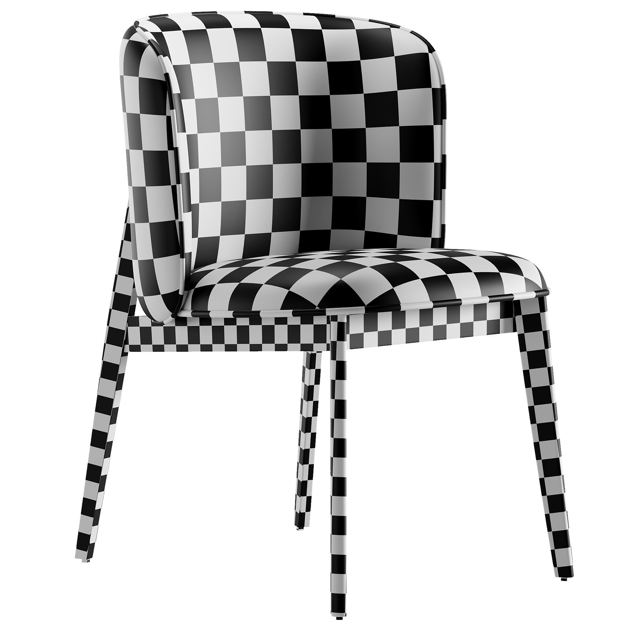 ABREY Chair Low-poly 3D model_4