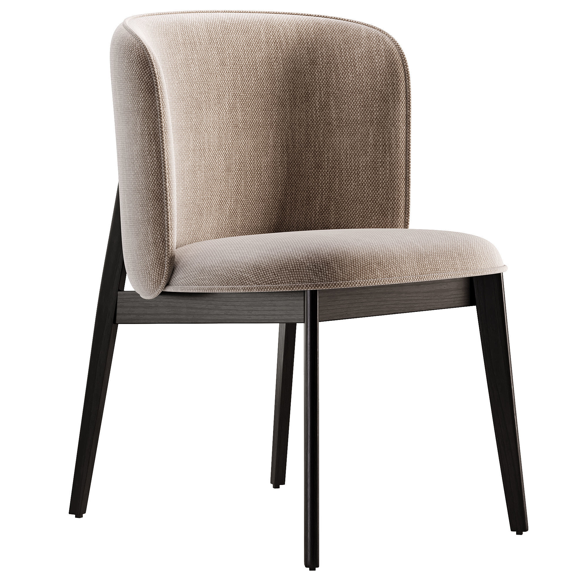 ABREY Chair Low-poly 3D model_3