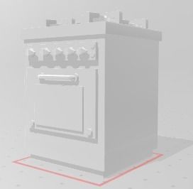 oven cartoon 3D model_3