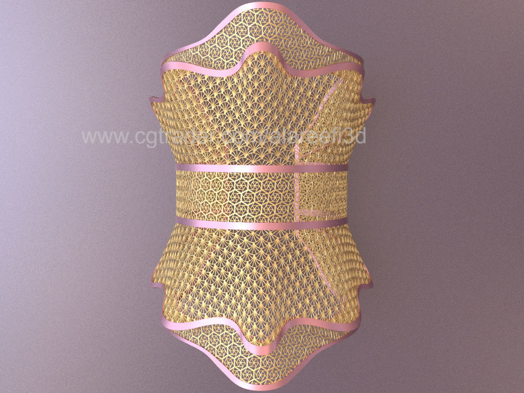 Long Ultra Vision Bangle 005 3D print model_2