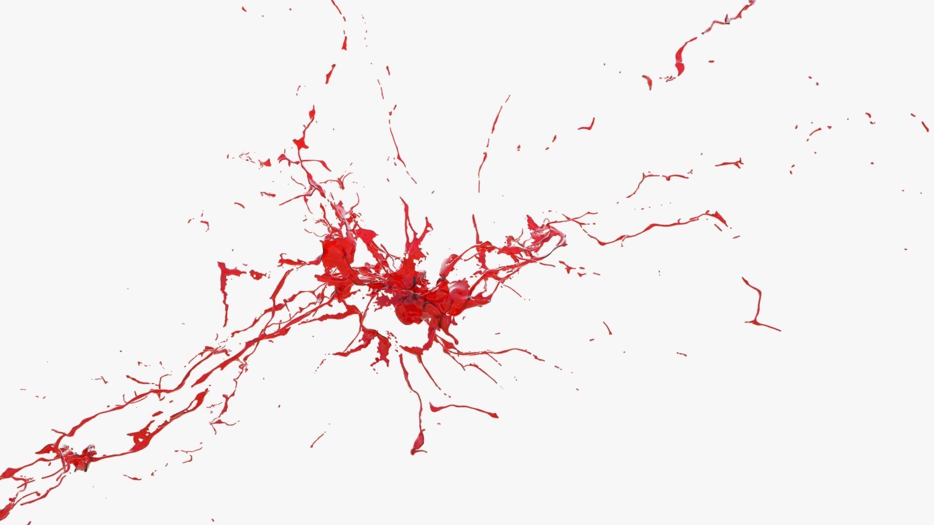 Animated Blood Splash 34 3D model_10