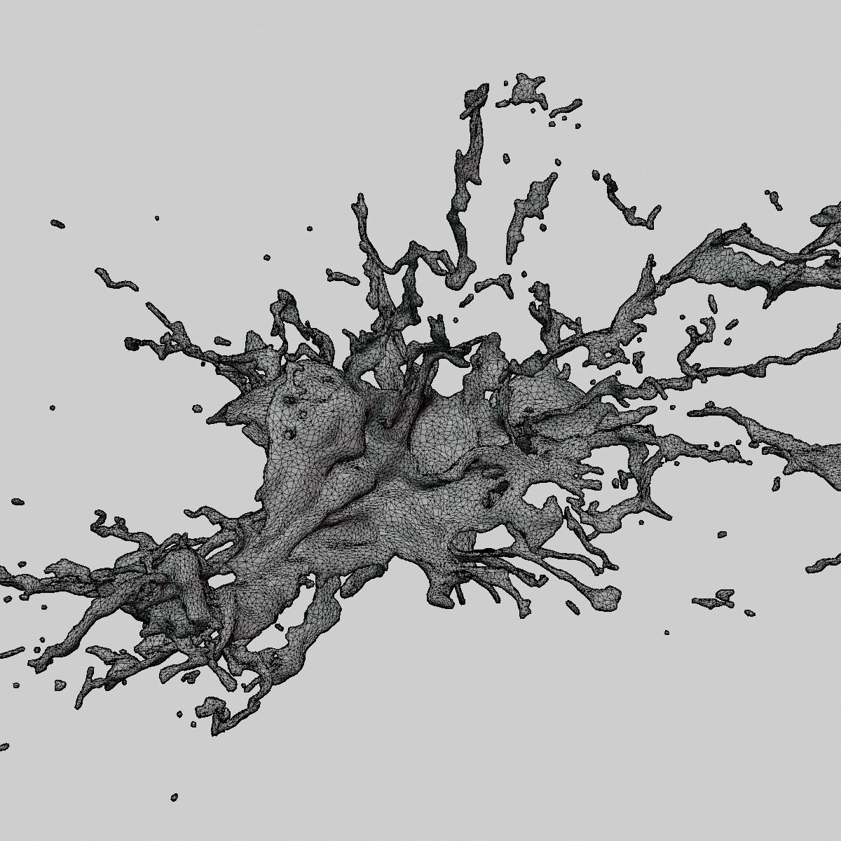 Animated Blood Splash 34 3D model_14