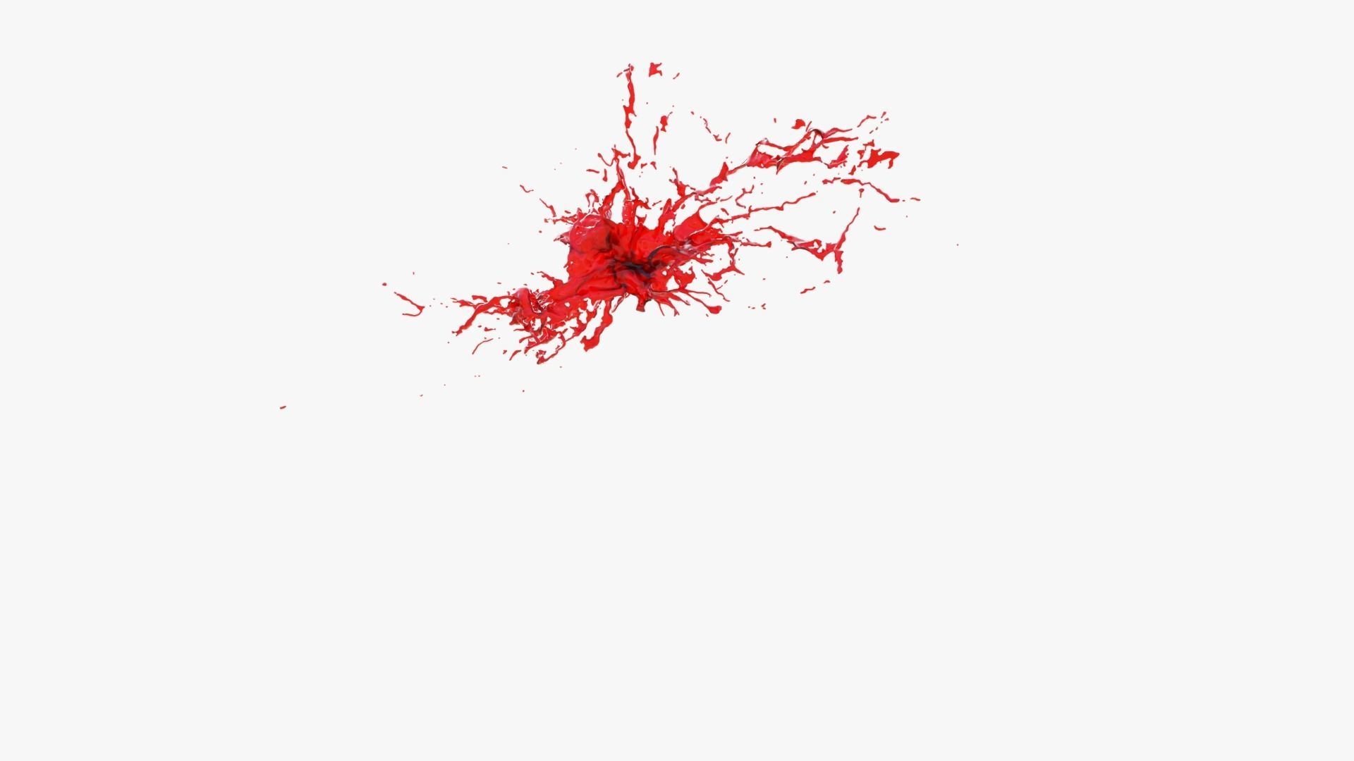 Animated Blood Splash 34 3D model_7