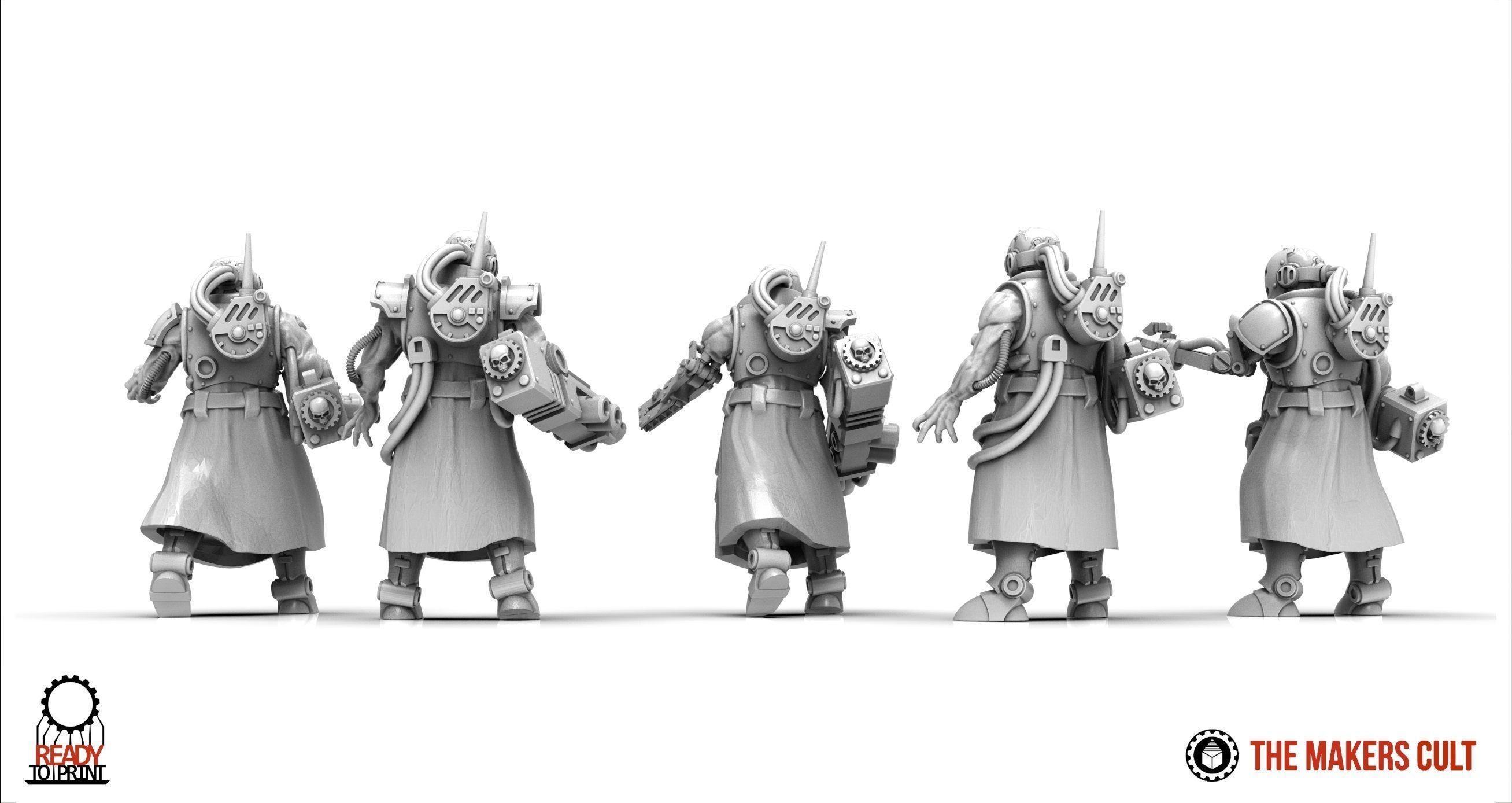 Dark Techno - Battle Thralls 3D print model_4