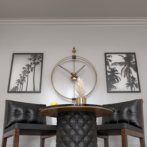 living room 1 3D model 4