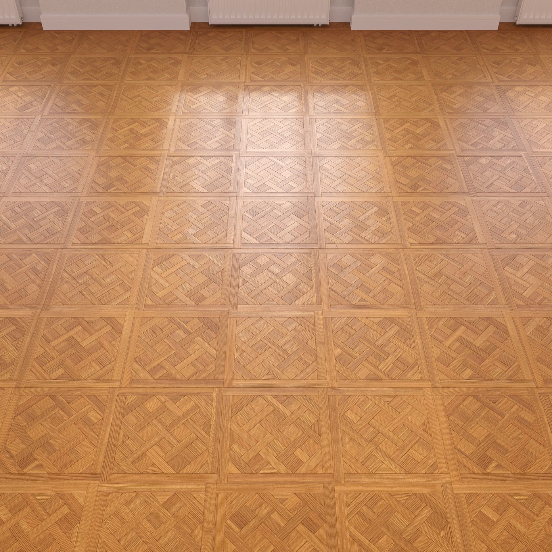 Parquet - Laminate - Wooden floor 2 in 1 Low-poly 3D model_3