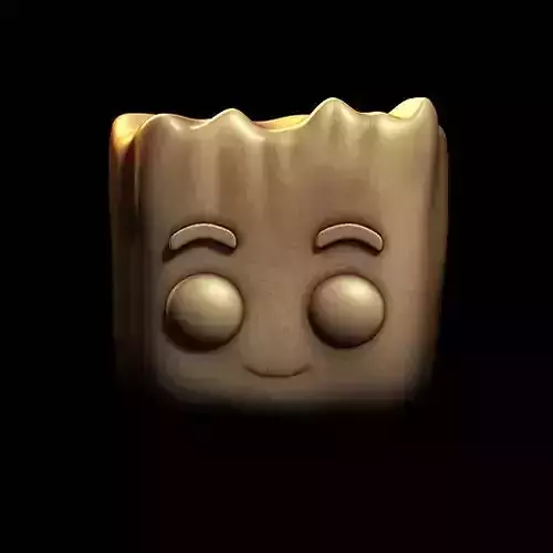 I am Groot Guardinas of the Galaxy Keycaps  3D print model