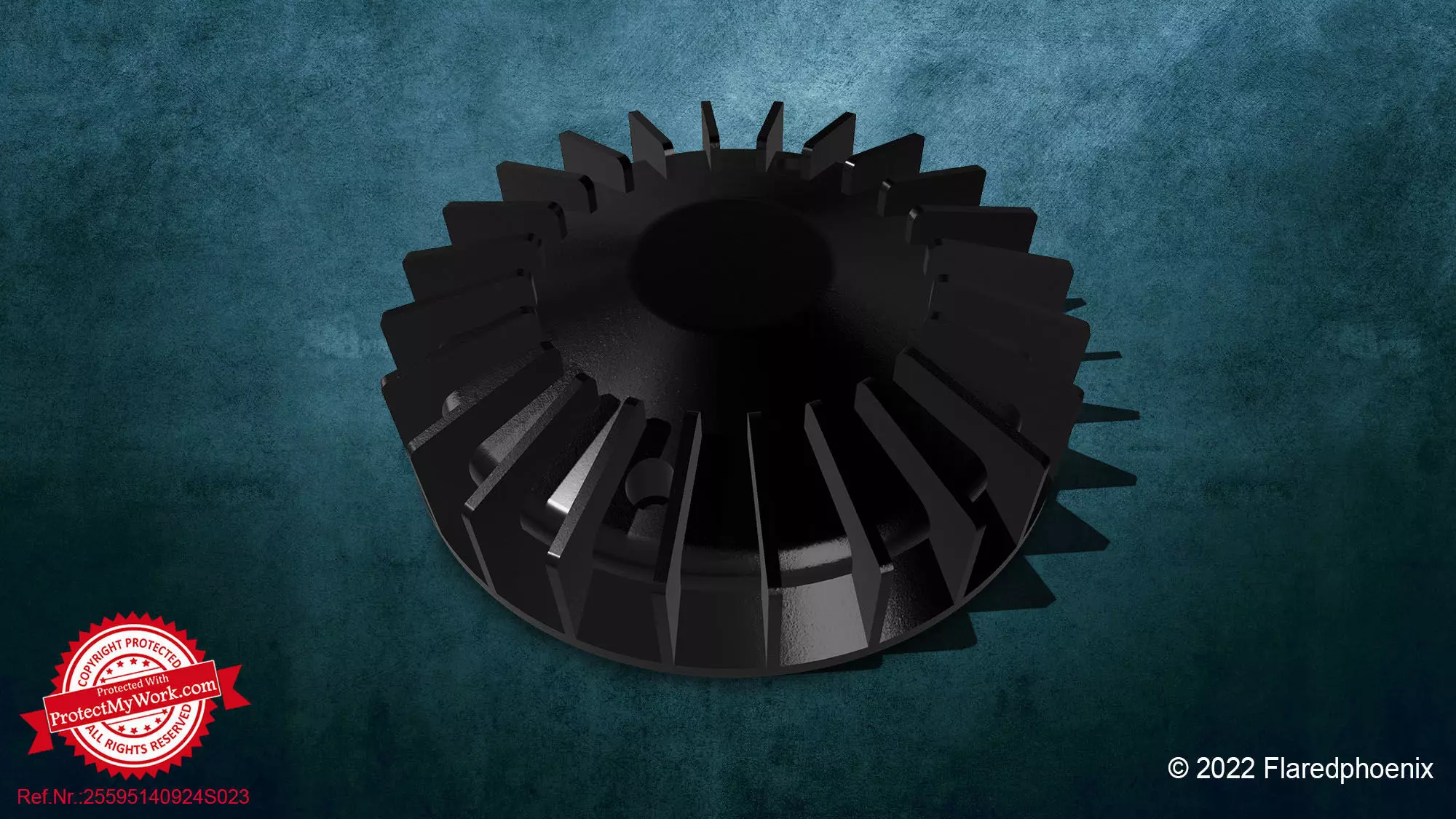 Luefterrad Mofa 3D print model_0