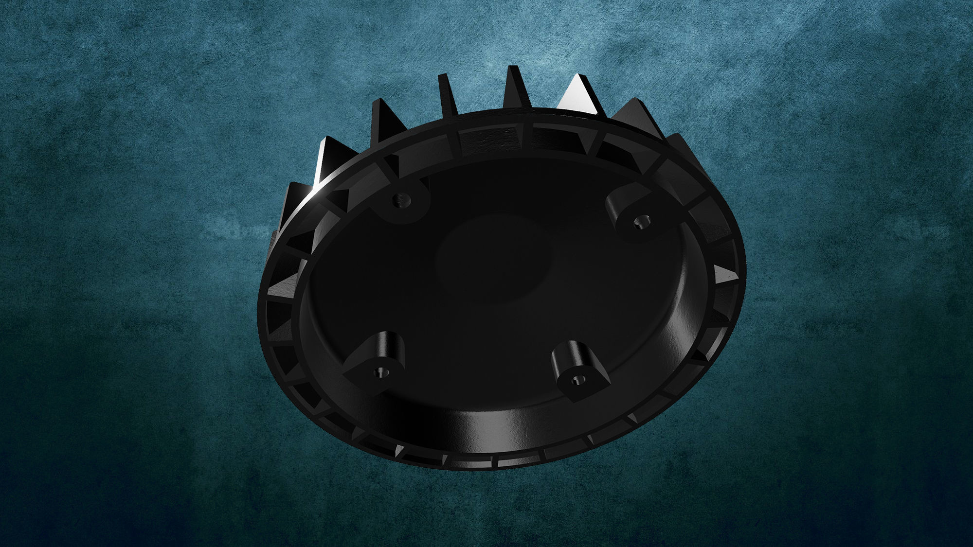 Luefterrad Mofa 3D print model_1