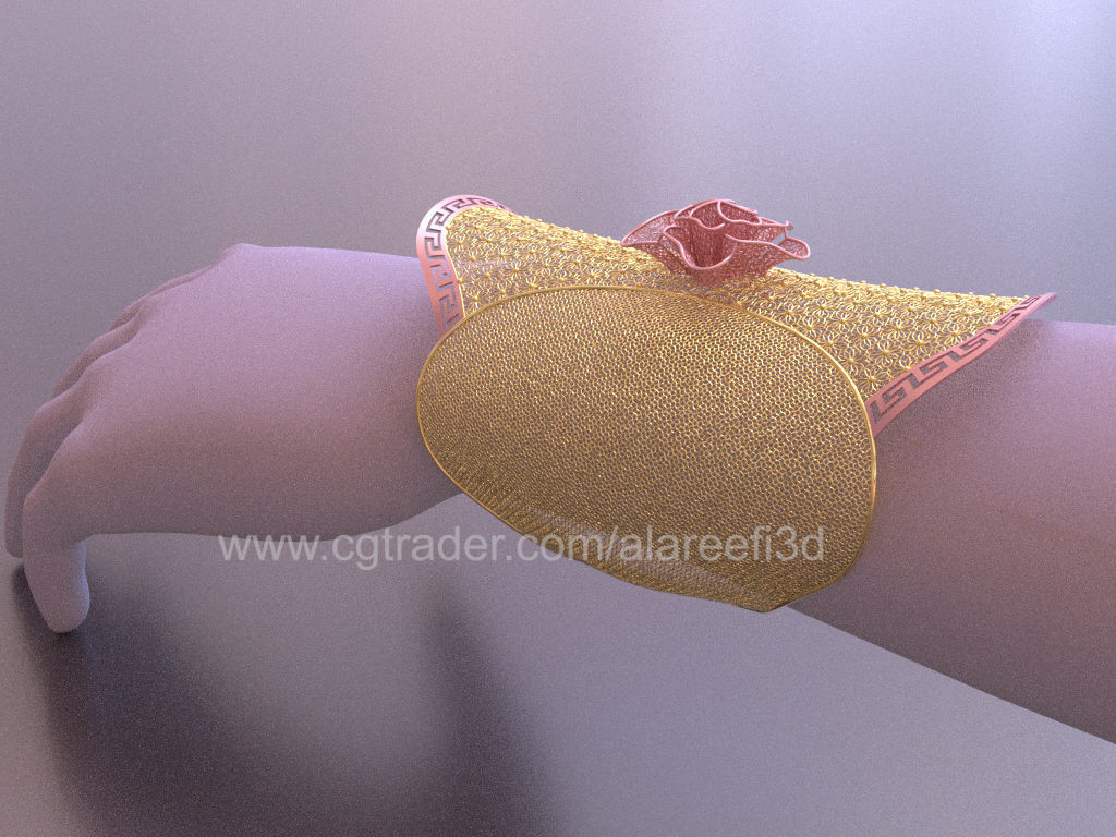 Long Ultra Vision Bangle 003 3D print model_18