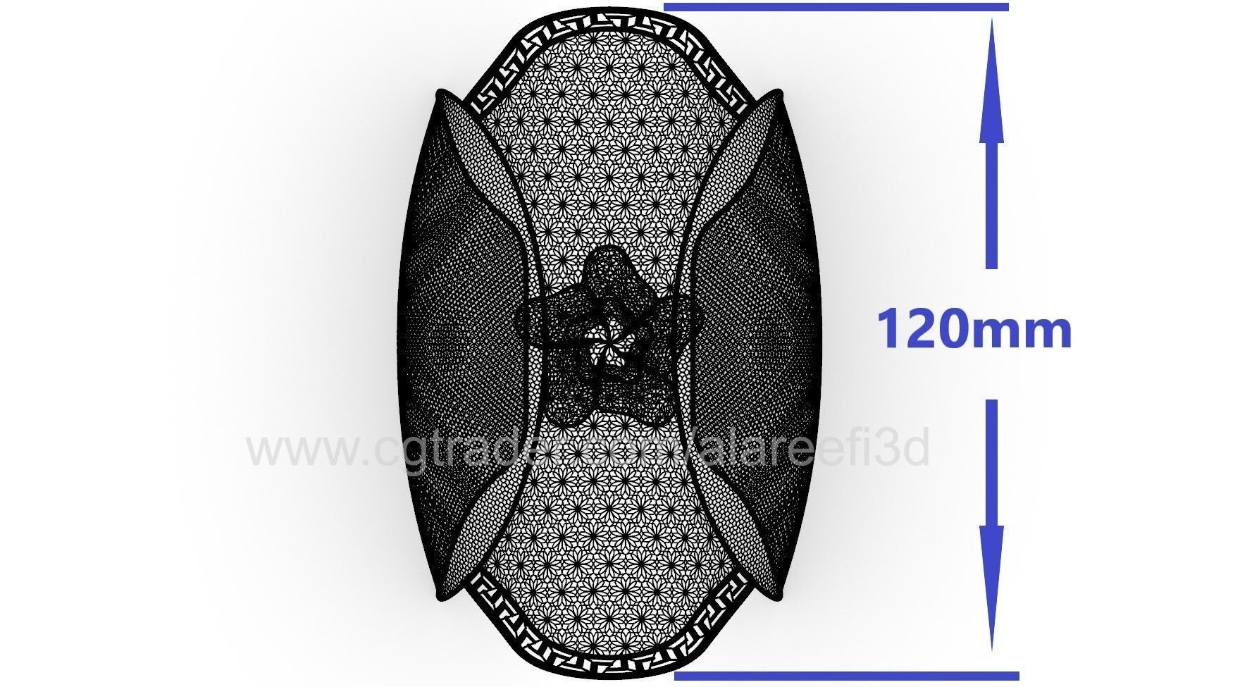 Long Ultra Vision Bangle 003 3D print model_2