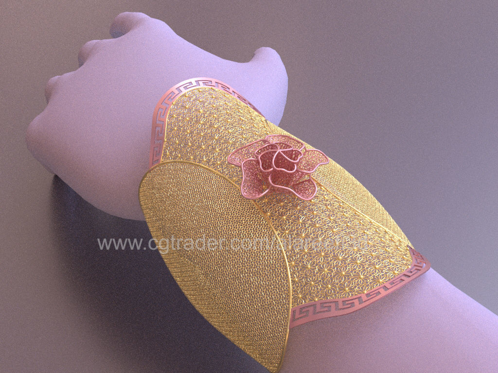 Long Ultra Vision Bangle 003 3D print model_20