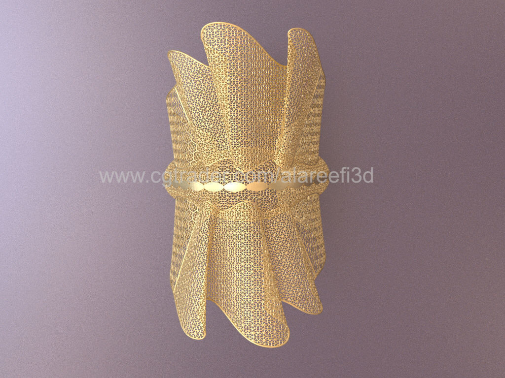Long Ultra Vision Bangle 004 3D print model_1