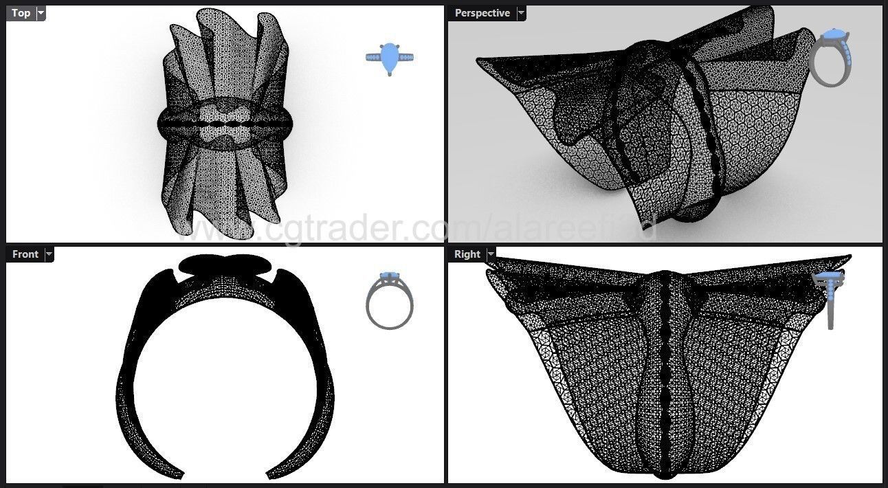 Long Ultra Vision Bangle 004 3D print model_9