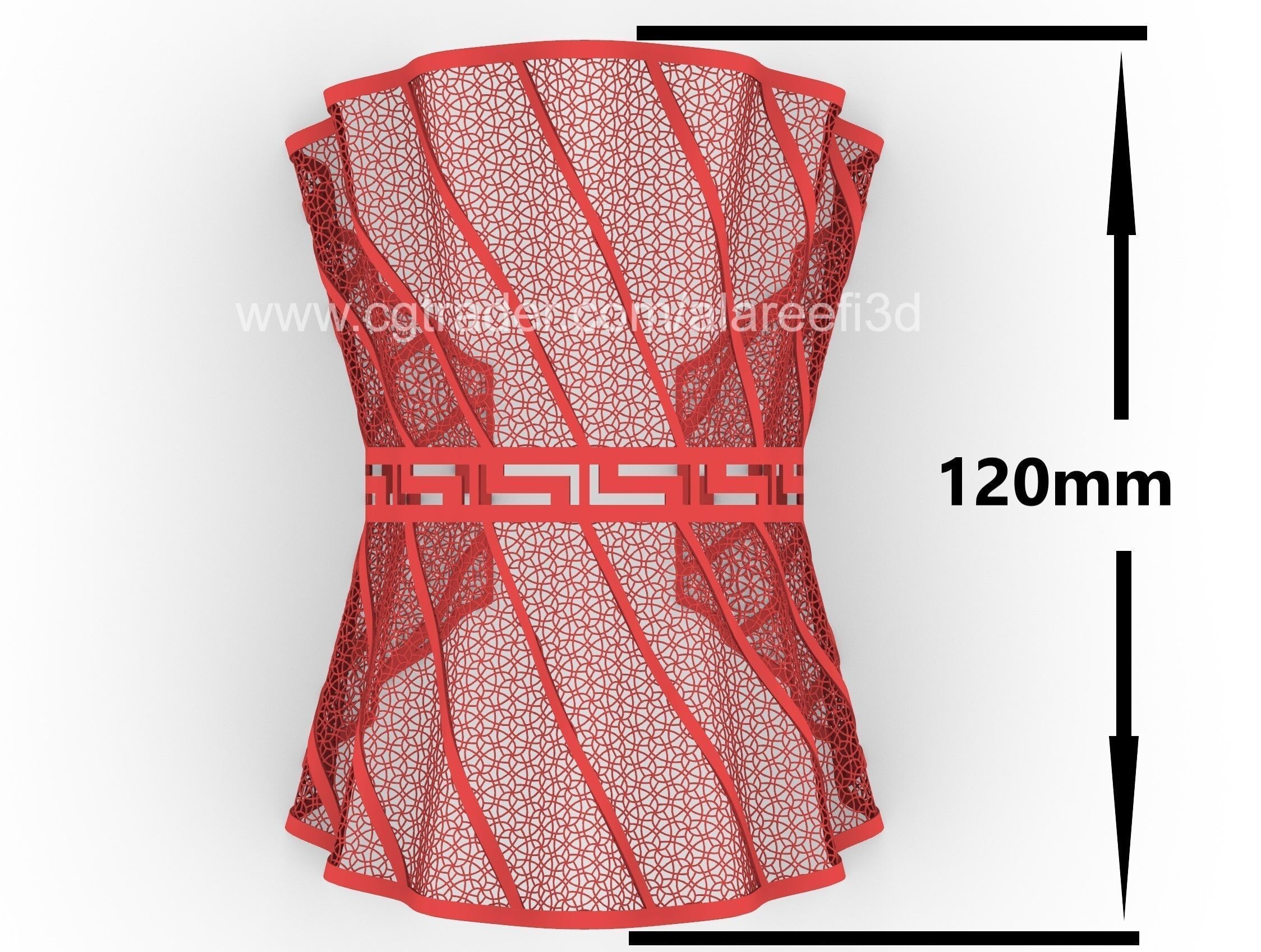 Long Ultra Vision Bangle 006 3D print model_14