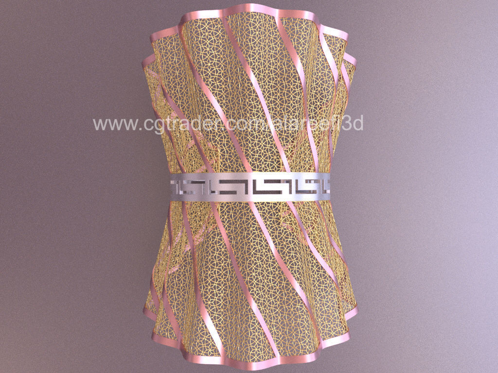 Long Ultra Vision Bangle 006 3D print model_5