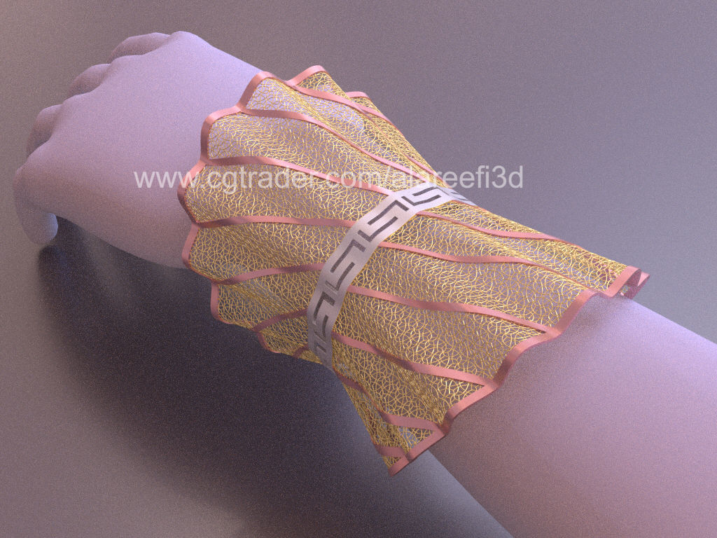 Long Ultra Vision Bangle 006 3D print model_20
