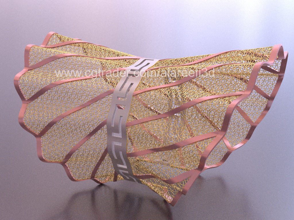 Long Ultra Vision Bangle 006 3D print model_9