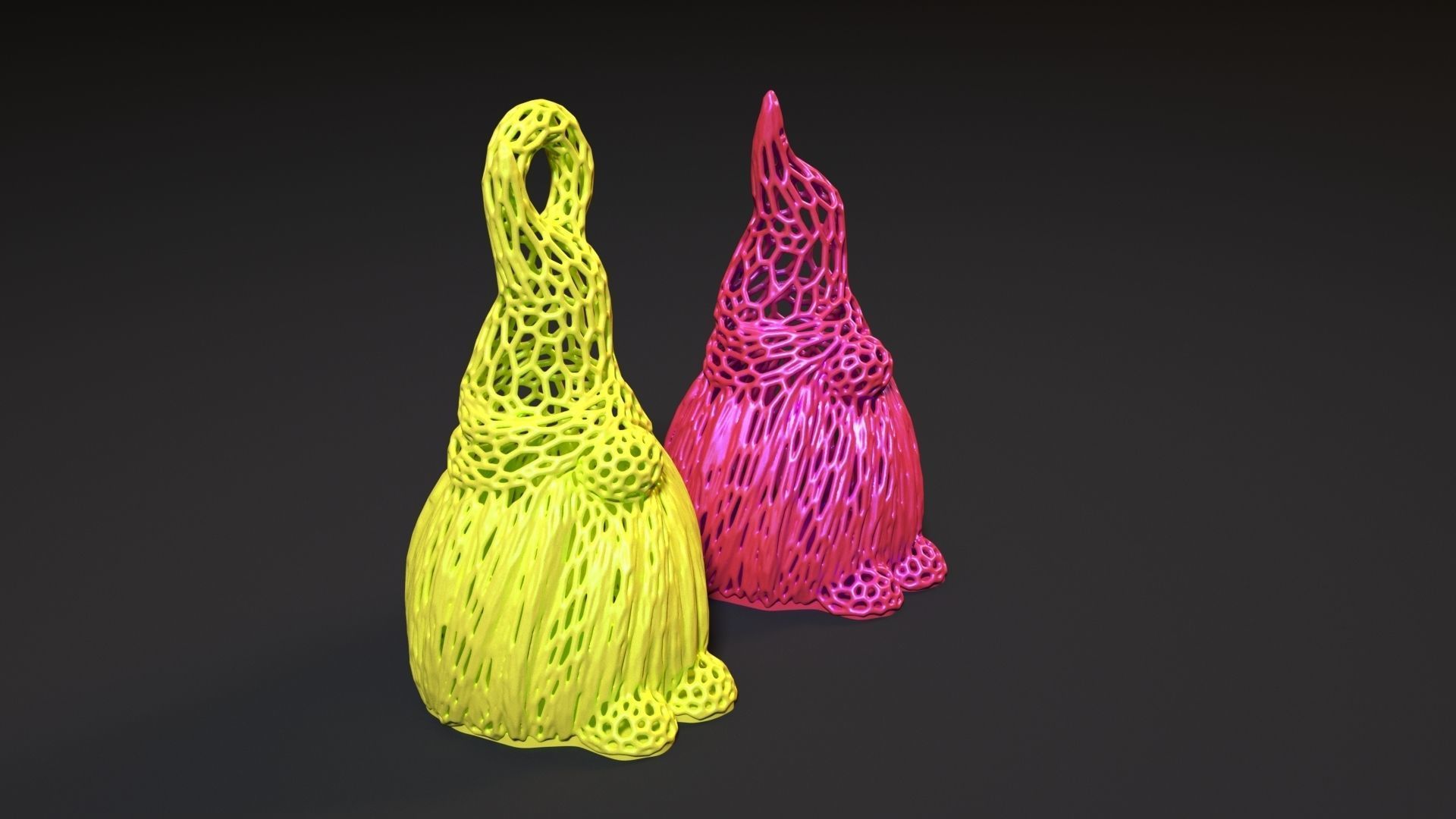 Christmas decoration gnome 3D print model_7