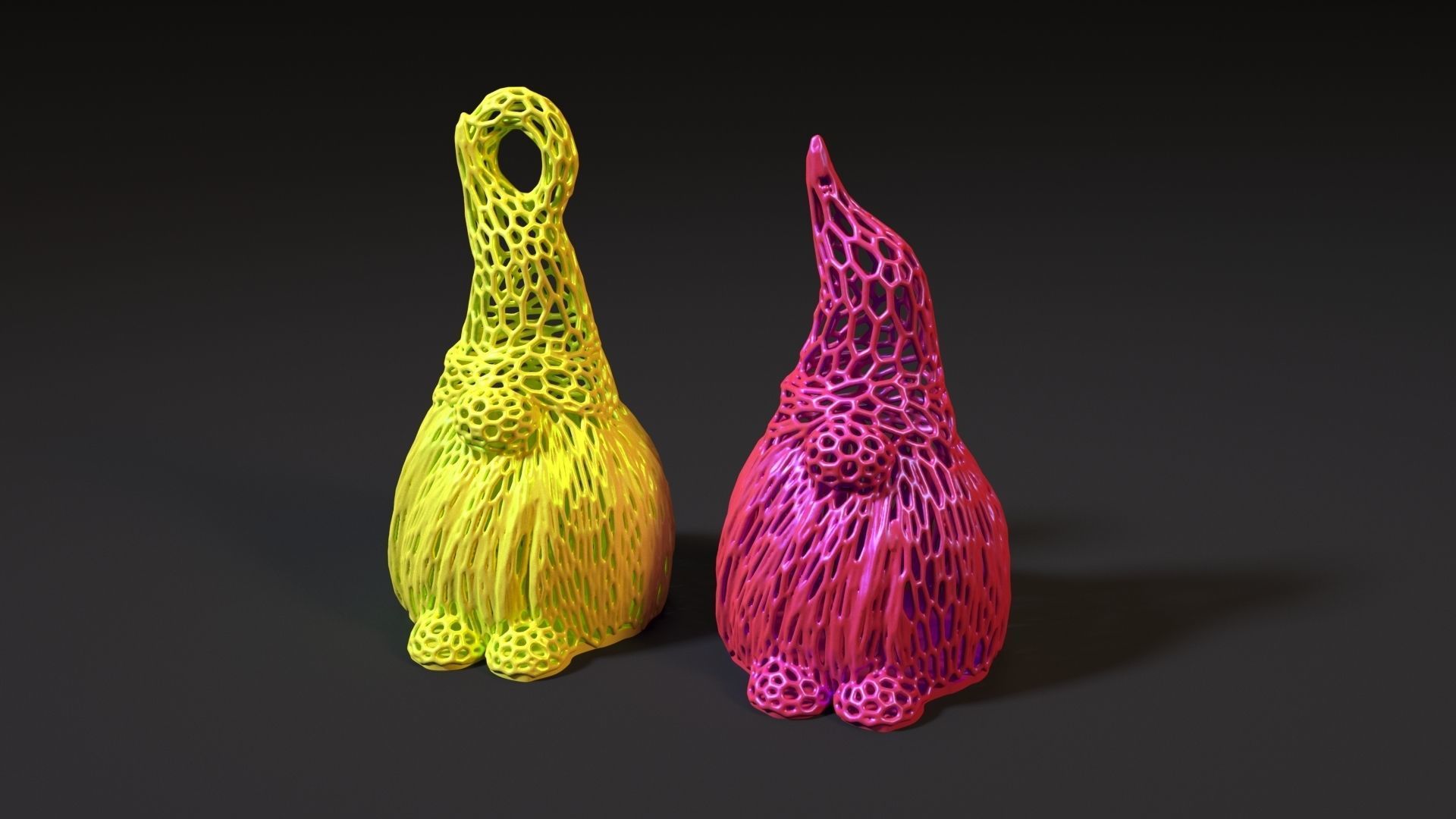 Christmas decoration gnome 3D print model_9