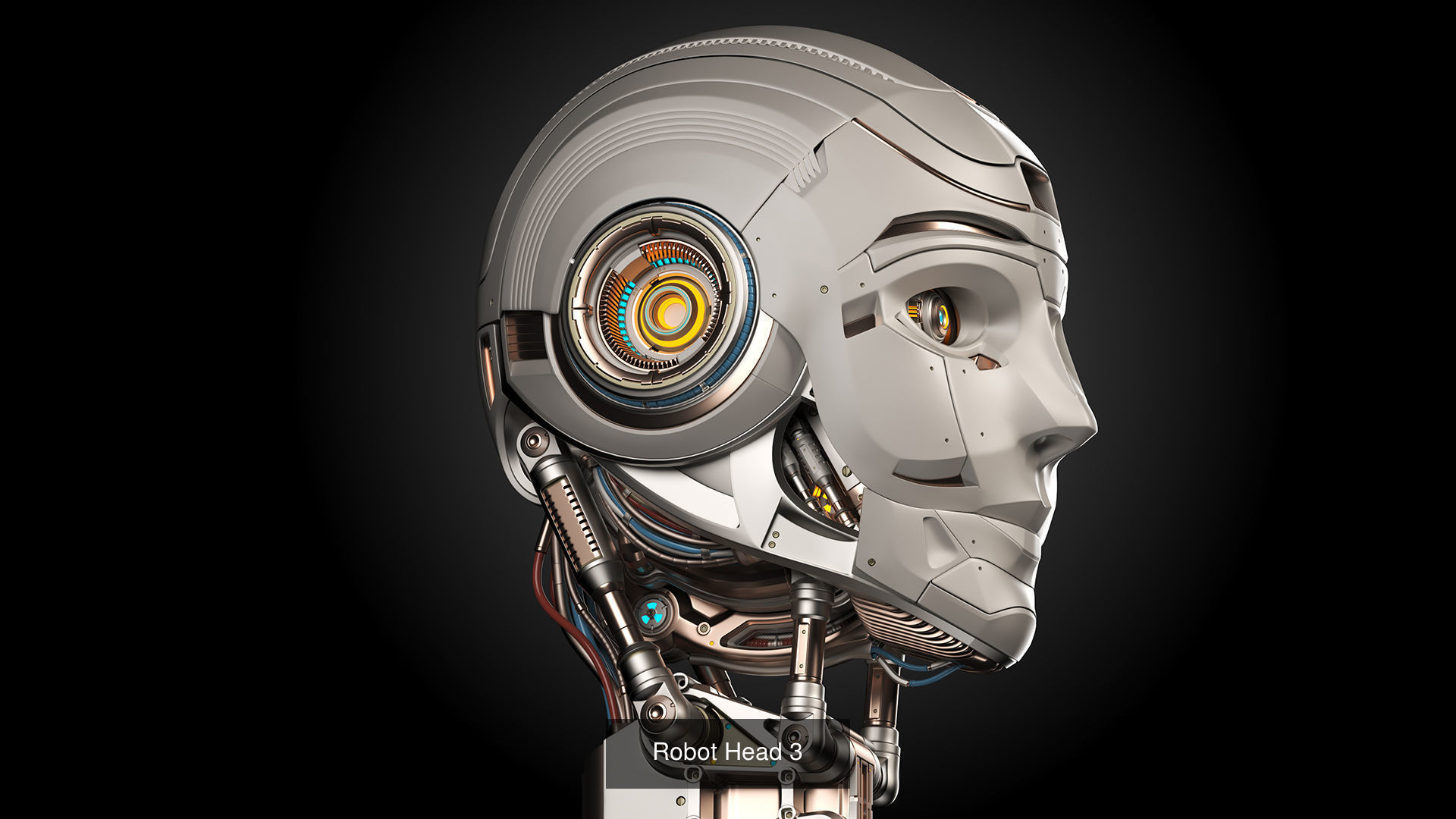 Robot Head Set - Futuristic Cyber Collection  _3