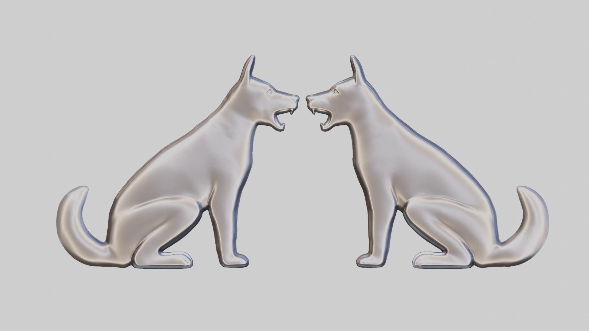 Dog Art CNC- ArtCam 3D print model_5