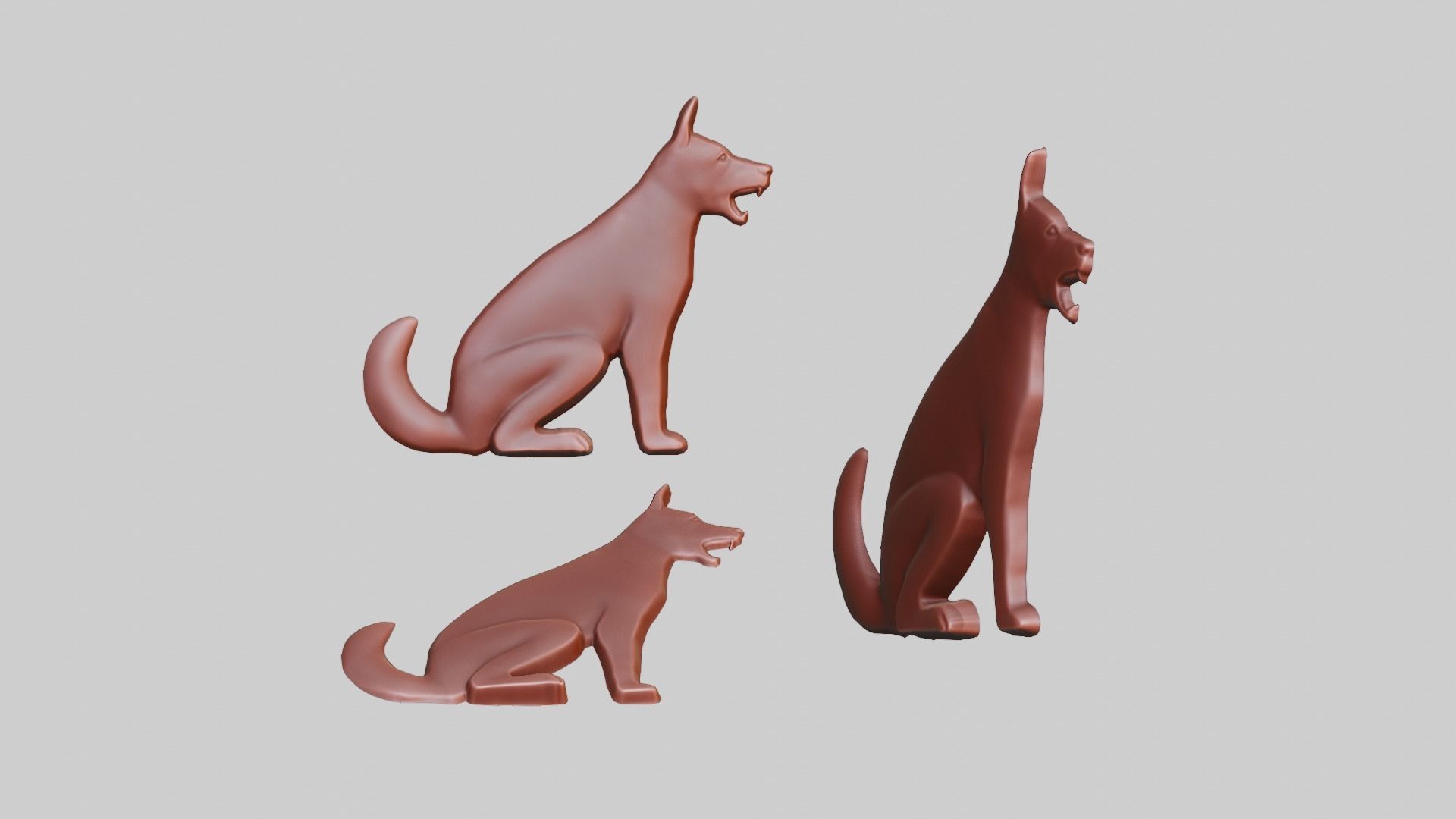 Dog Art CNC- ArtCam 3D print model_8