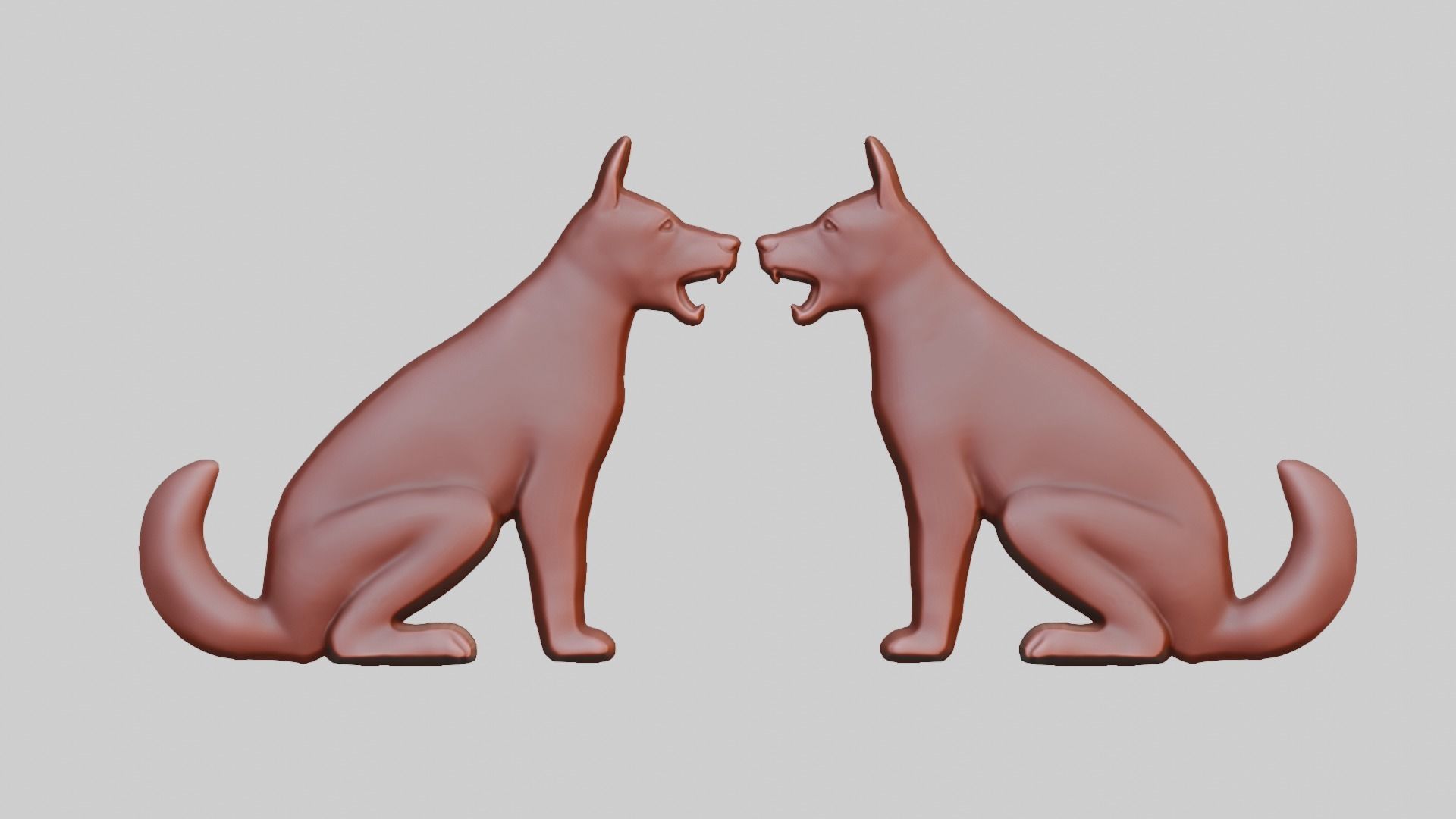 Dog Art CNC- ArtCam 3D print model_2