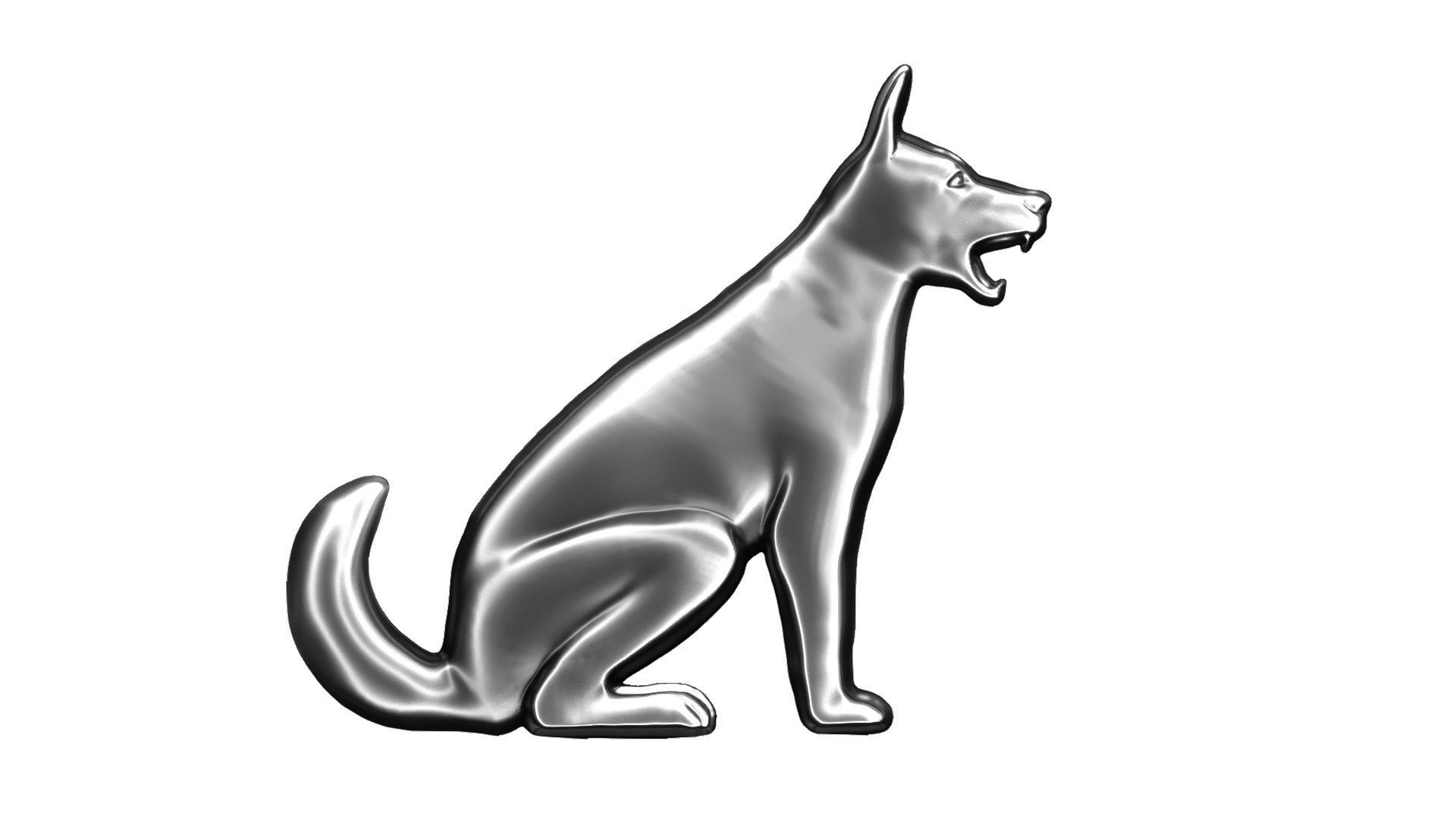 Dog Art CNC- ArtCam 3D print model_3